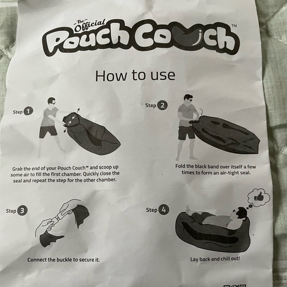 Portable inflatable couch- New! - Picture 3 of 7